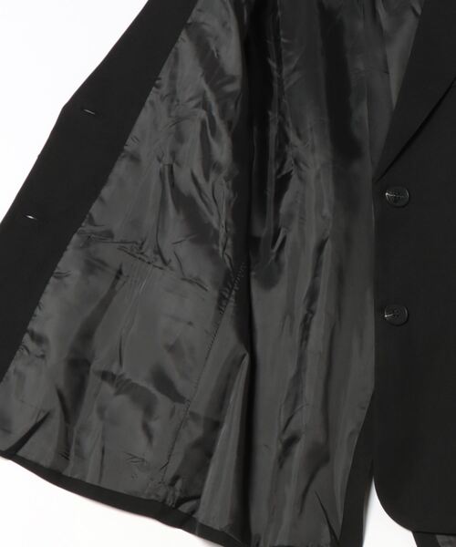 「aimoha」 テーラードジャケット SMALL ダークグレー レディース_画像3