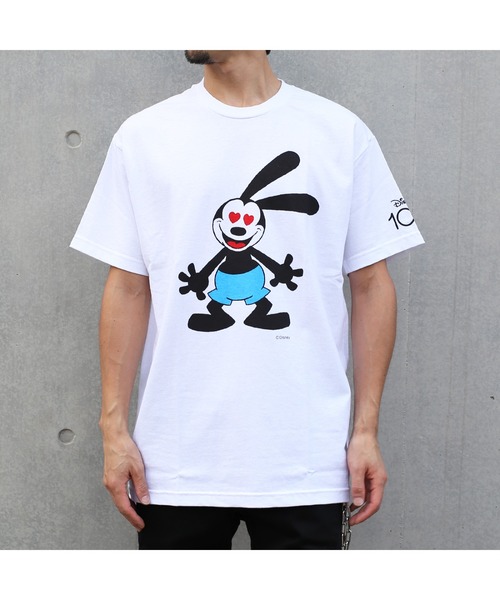 MICKEY MOUSE（ミッキーマウス） 長袖Tシャツ L ホワイト メンズ