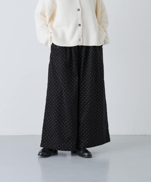 かぐれ パンツ ドットコーデュロイワイドパンツ レディース : ZOZOTOWN