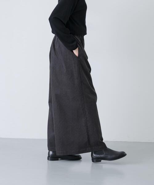 かぐれ　新品　ドットコーデュロイワイドパンツ かぐれ ワイドパンツ パンツ ドットコーデュロイワイドパンツ