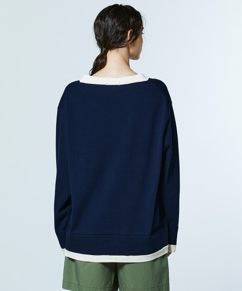 ダブルスタンダードクロージング ダブスタ ニット セーター 青 38 ■SM0 DOUBLE STANDARD CLOTHING（ダブルスタンダードクロージング） ニット