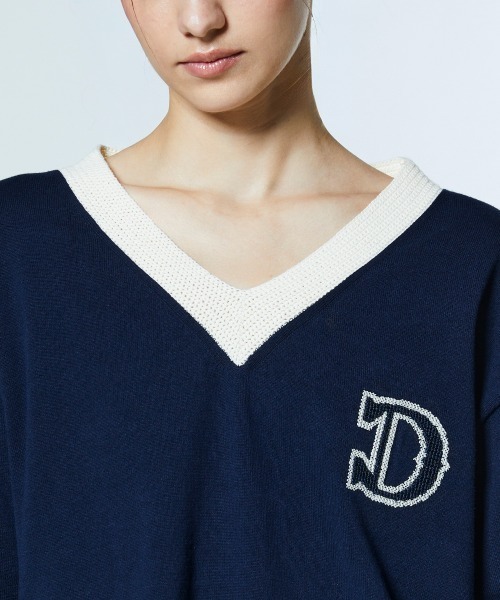 ダブルスタンダードクロージング ダブスタ ニット セーター 青 38 ■SM0 DOUBLE STANDARD CLOTHING（ダブルスタンダードクロージング） ニット