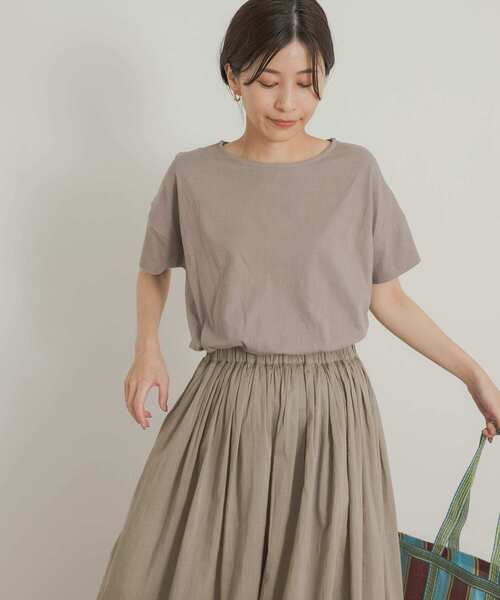 「URBAN RESEARCH DOORS」 半袖ワンピース MEDIUM グリーン レディース_画像5