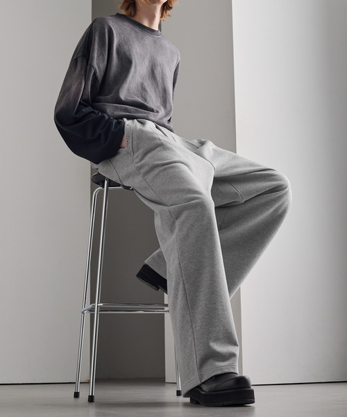 cussil（クシル） ワイドパンツ スウェットパンツ ジャージ 「cussil