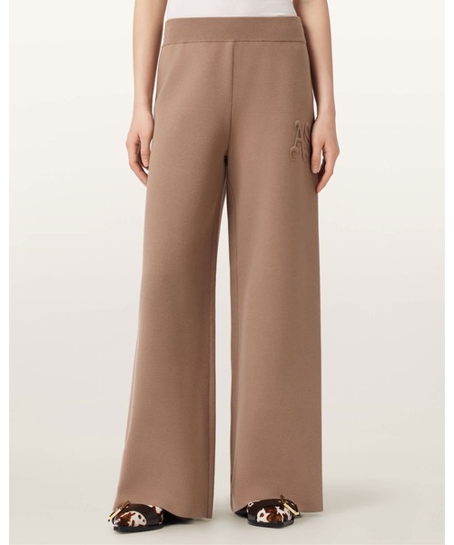 ワイドパンツ パンツ SONNY KNITTED TROUSER | SONNY ニット  トラウザー レディースの画像