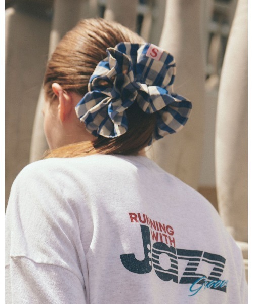THE SHINZONE（ザ シンゾーン） シュシュ GINGHAM CHECK SCRUNCHIE