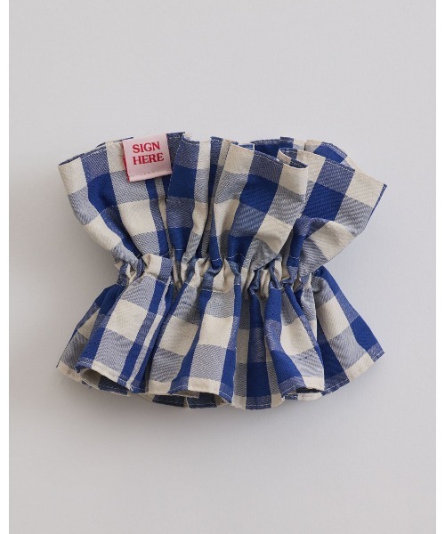 THE SHINZONE（ザ シンゾーン） シュシュ GINGHAM CHECK SCRUNCHIE