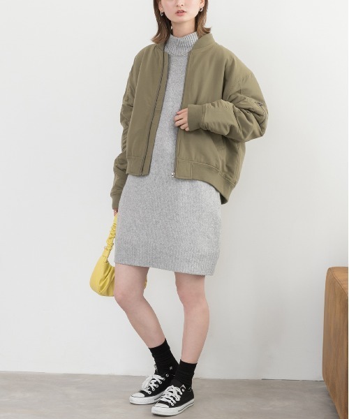 「ad thie」 ニットワンピース FREE ベージュ レディース_画像5