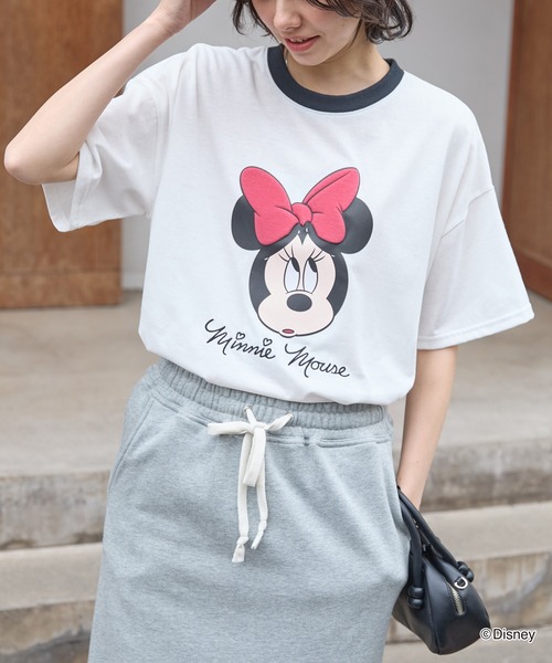 wcJapan ミニーマウス・ミッキーマウスTシャツ Disney（ディズニー） tシャツ 「Disney」別注/ミッキーマウス＆ミニー