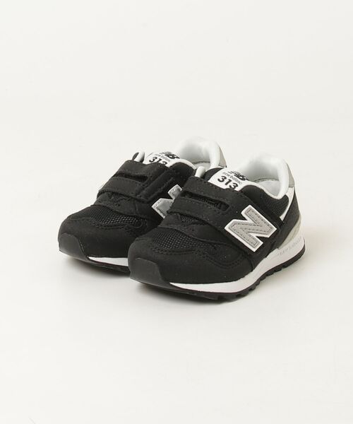 New Balance 313 キッズスニーカー ブラック/ホワイト18.0 New Balance（ニューバランス） スニーカー New Balance 313 Hook and