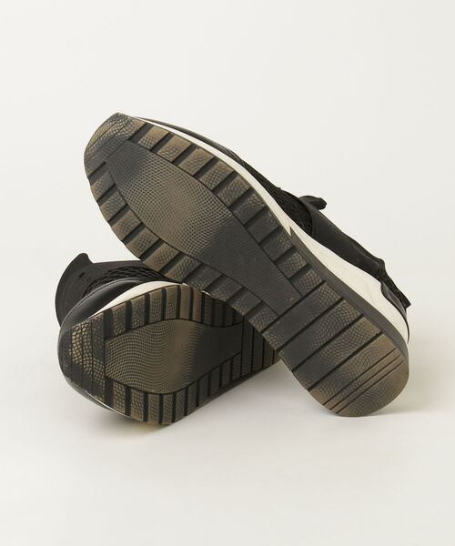 「R&E」 スリッポン M ブラック レディース_画像3