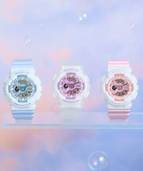 BABY-G 腕時計 BA-110シリーズ / BA-110PS-7AJF レディース : ZOZOTOWN