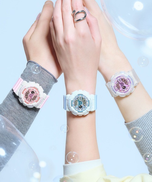 BABY-G 腕時計 BA-110シリーズ / BA-110PS-7AJF レディース : ZOZOTOWN