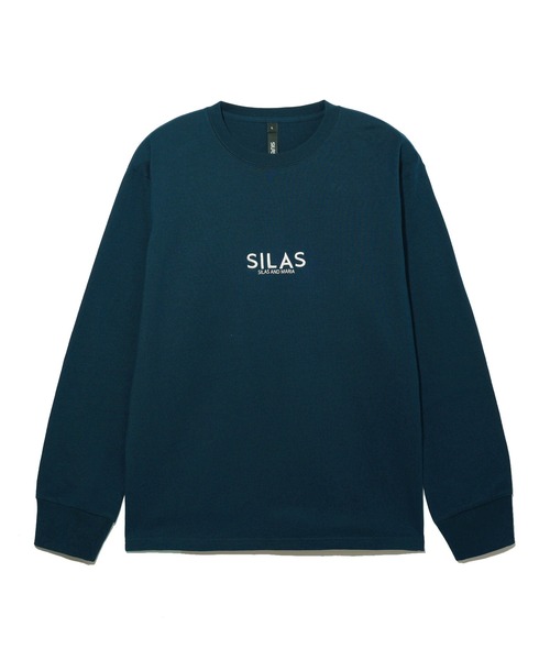 「SILAS」 長袖Tシャツ M ネイビー メンズ_画像5