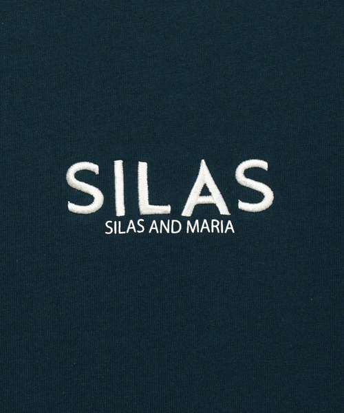 「SILAS」 長袖Tシャツ M ネイビー メンズ_画像7