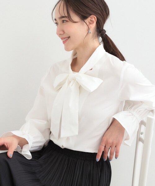 SHOO・LA・RUE（シューラルー） uvカット ブラウス シャツ 「洗濯後