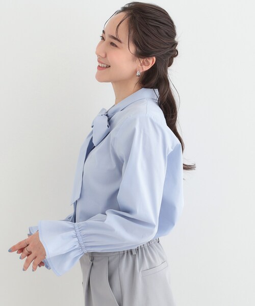 SHOO・LA・RUE（シューラルー） uvカット ブラウス シャツ 「洗濯後