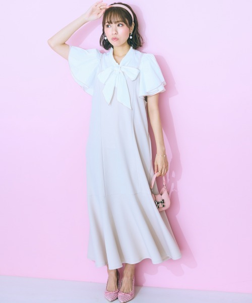 「marun」 半袖ブラウス L グレー レディース_画像5