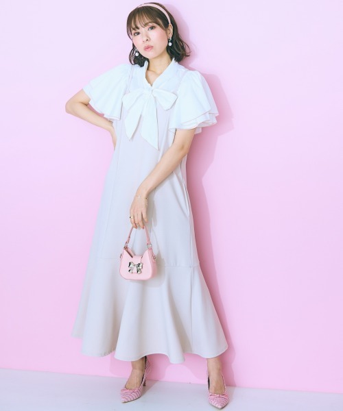 「marun」 半袖ブラウス L グレー レディース_画像6