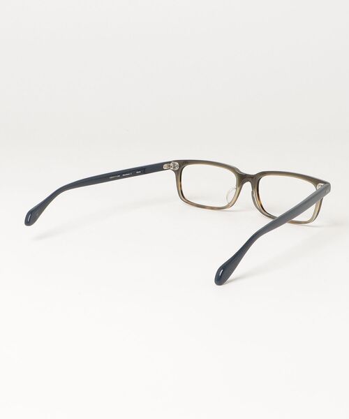 「OLIVER PEOPLES」 メガネ - ネイビー メンズ_画像3