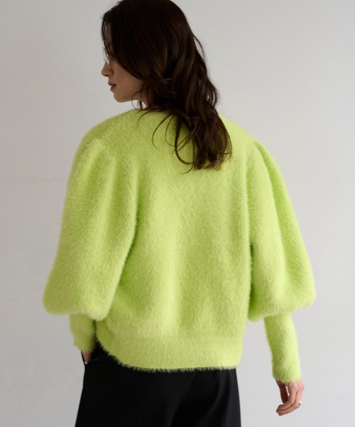 「meilmada」 カーディガン FREE チャコールグレー レディース_画像5