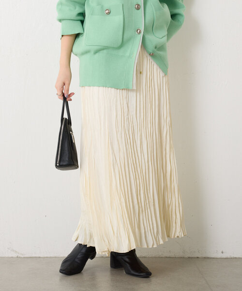 「COLLAGE GALLARDAGALANTE」 フレアスカート FREE オフホワイト レディースの画像3