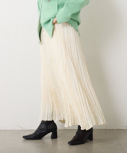 「COLLAGE GALLARDAGALANTE」 フレアスカート FREE オフホワイト レディースの画像4