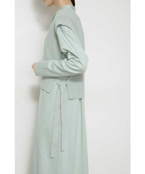 「human woman」 コンビワンピース MEDIUM カーキ レディースの画像