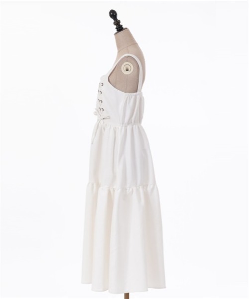 「axes femme POETIQUE」 キャミソールワンピース MEDIUM キナリ レディース_画像5