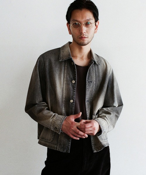 ジャケット・アウター LIDNM Fog Washed Chore Jacket LIDnM（リドム） ブルゾン アウター Fog Washed Chore Jacket メンズ