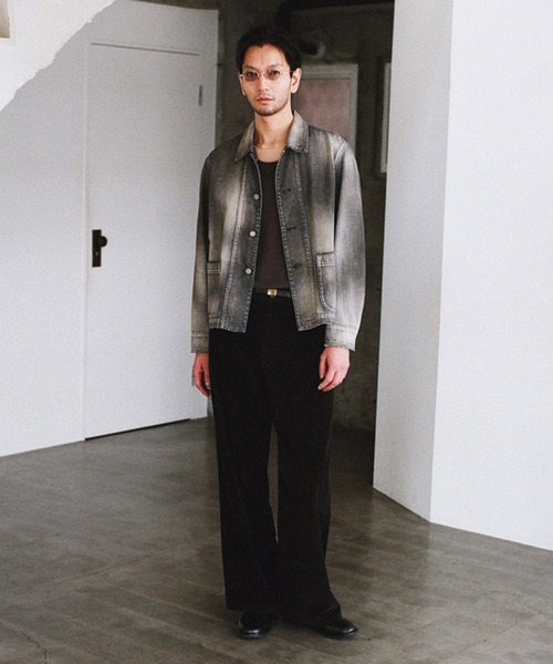ジャケット・アウター LIDNM Fog Washed Chore Jacket LIDnM（リドム） ブルゾン アウター Fog Washed Chore Jacket メンズ