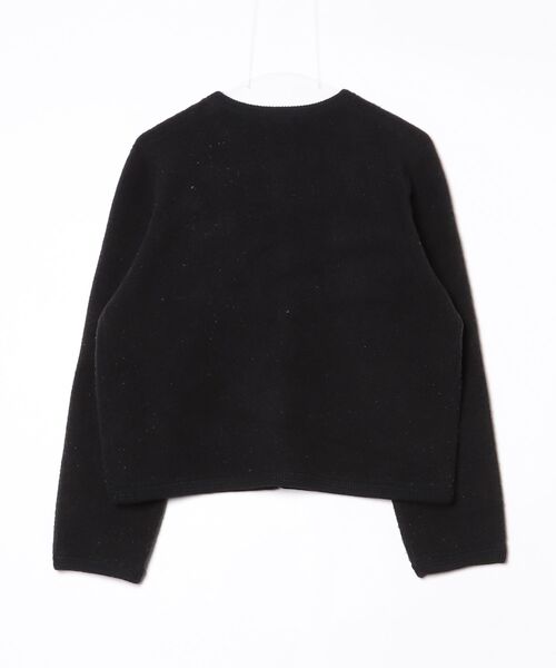 「INDIVI」 ニットカーディガン 13 ブラック レディース_画像2