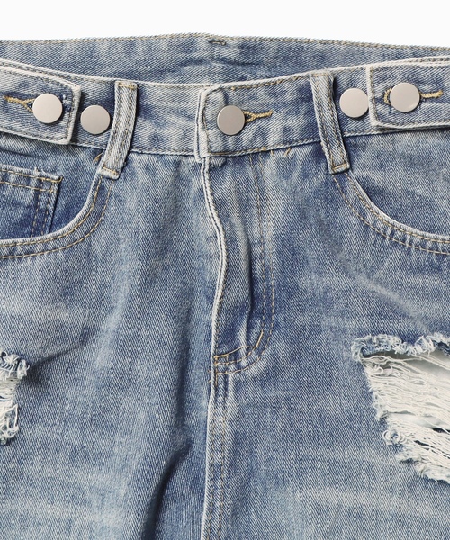 「Theater code」 デニムパンツ L ブルー レディース_画像2