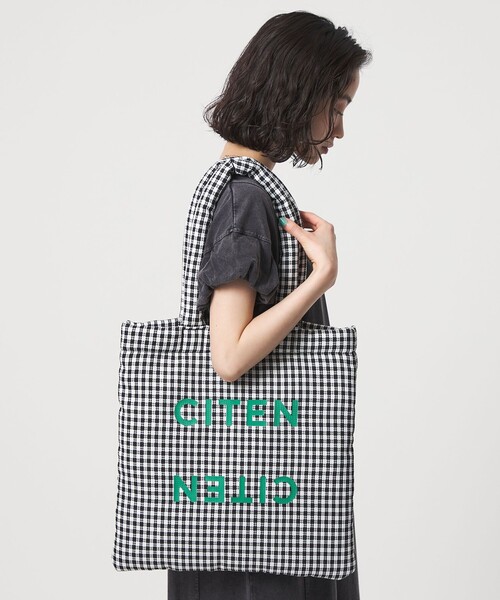 CITEN（シテン） トートバッグ 「CITEN」パデッドギンガムトート 
