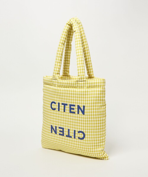CITEN（シテン） トートバッグ 「CITEN」パデッドギンガムトート 
