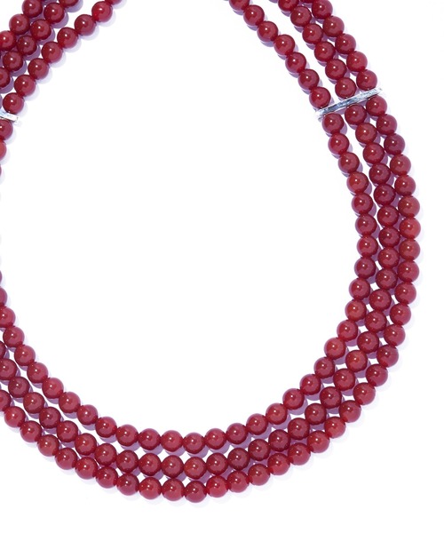 ネックレス 「IRIS 47」fabiana red agate necklace/ファビアナ レッドアゲート ネックレス VSJ7 レディースの画像