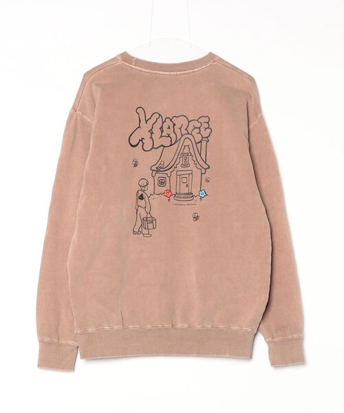 「XLARGE」 スウェットカットソー M ブラウン メンズ_1