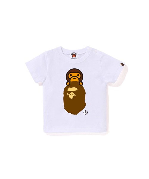A BATHING APE（アベイシングエイプ） tシャツ MILO ON APE HEAD TEE