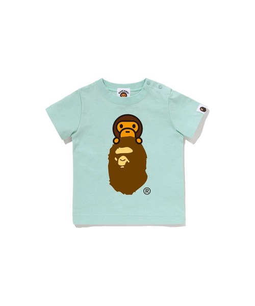 A BATHING APE（アベイシングエイプ） tシャツ MILO ON APE HEAD TEE