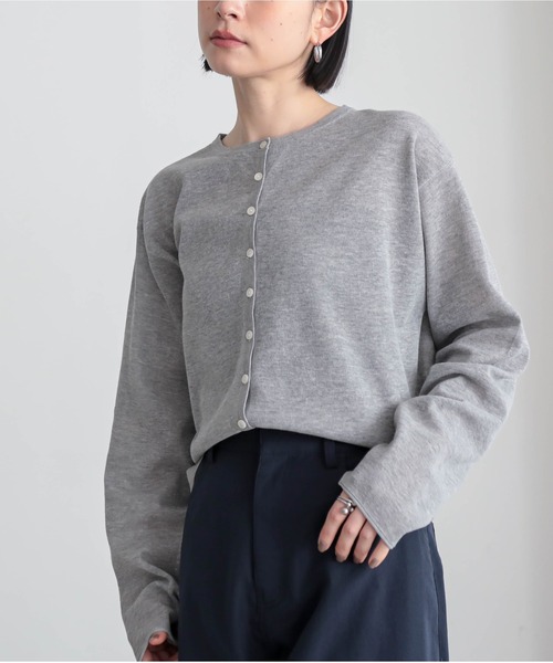 for/c（フォーシー） カーディガン 「新色追加」シアーニット
