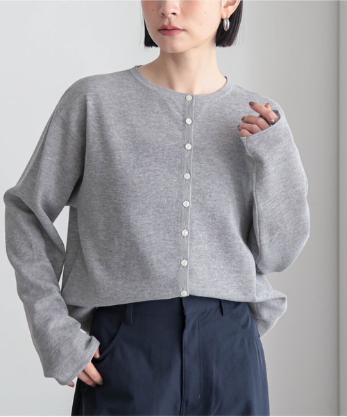for/c（フォーシー） カーディガン 「新色追加」シアーニット