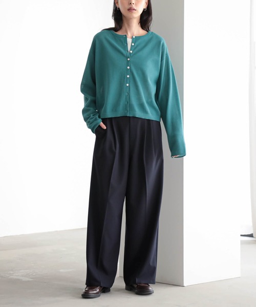 for/c（フォーシー） カーディガン 「新色追加」シアーニット
