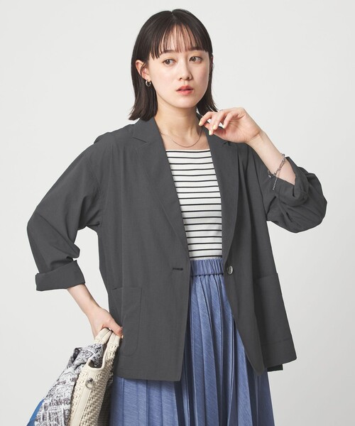 【タグ付✨】　グリーンレーベル　ライトジャケット ウォッシャブル・接触冷感 green label relaxing（グリーンレーベルリラクシング） uvカット