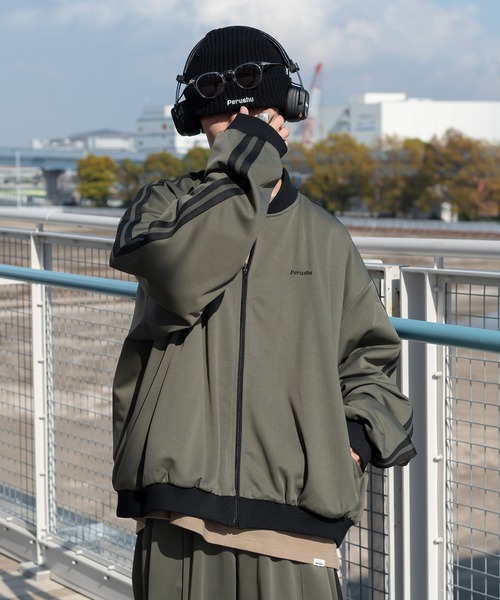 【みゆ】　【美品】Perushu Athletics ジャケット Perushu ジャケット LARGE カーキ メンズ : ZOZOTOWN Yahoo!店 - 通販
