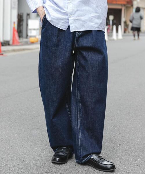 「FORK&SPOON」 デニムパンツ 1 ブルー レディース_画像2