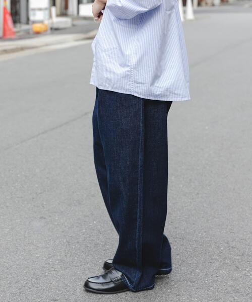 「FORK&SPOON」 デニムパンツ 1 ブルー レディース_画像5