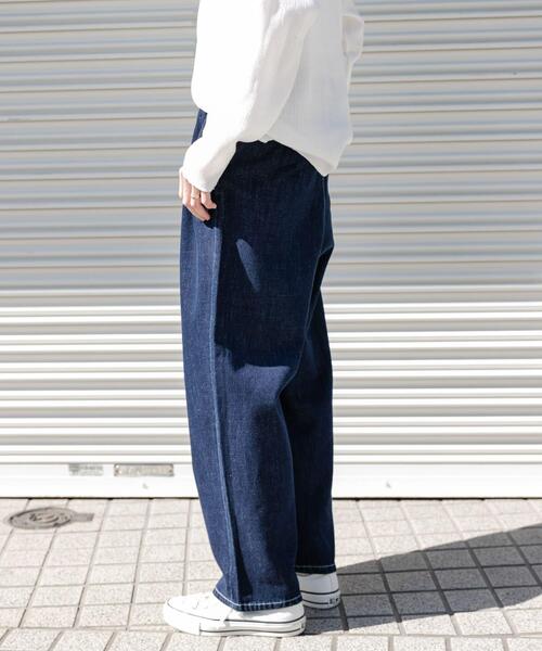 「FORK&SPOON」 デニムパンツ 1 ブルー レディース_画像9