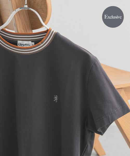 tシャツ 「別注」GYMPHLEX×DOORS　KNIT LINE T-SHIRTS レディースの画像