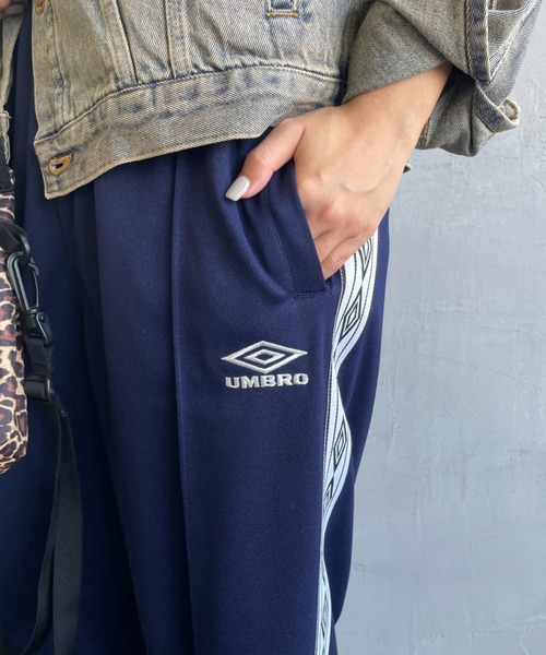 umbro（アンブロ） イージーパンツ S ネイビー レディース : ZOZOTOWN