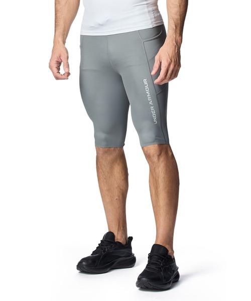 アンダーアーマー★薄手ストレッチ★レギンス★インナーパンツ 【メンズサイズXL】 UNDER ARMOUR（アンダーアーマー） レギンス UAクール ハーフタイツ
